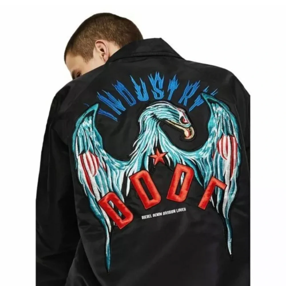 DIESEL J Akito Embroidered Jacket Size M,L,XL NWT $495 - Picture 2 of 4